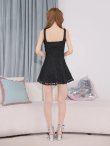 ブラック　モデル：まりん　身長：164cm　着用サイズ：Sサイズ