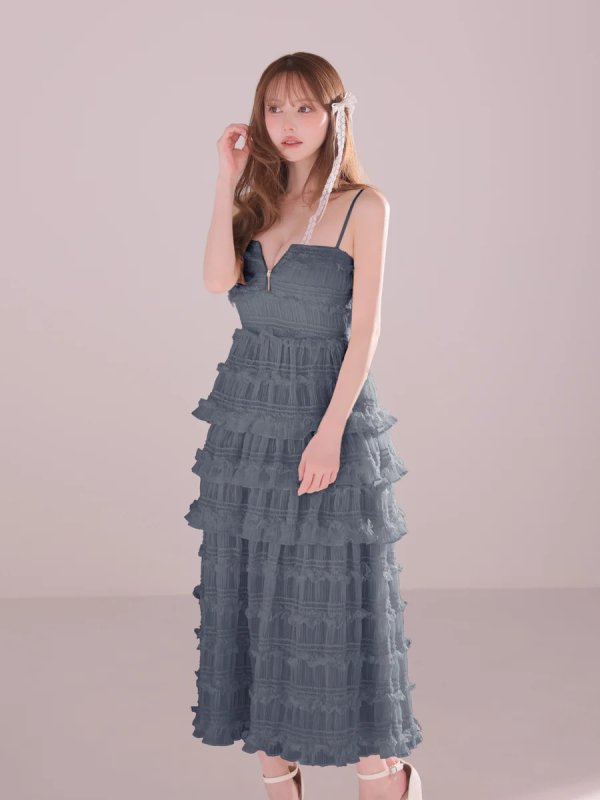 ブルー　モデル：ゆめ　身長：160cm　着用サイズ：Sサイズ