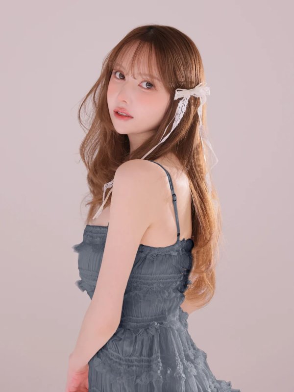 ブルー　モデル：ゆめ　身長：160cm　着用サイズ：Sサイズ