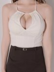 アイボリーxブラウン モデル：しおん　身長：158cm　着用サイズ：Sサイズ