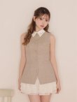ベージュ　モデル：いおり　身長：161cm　着用サイズ：Sサイズ