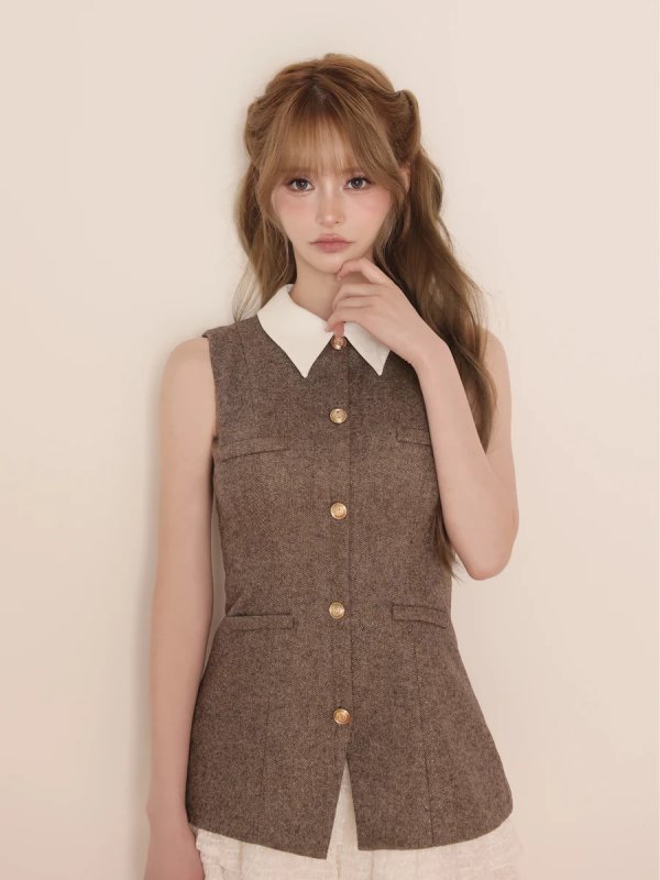 ブラウン　モデル：咲希　身長：164cm　着用サイズ：Sサイズ