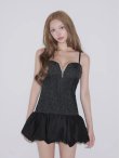 ブラック　モデル：しおん　身長：158cm　着用サイズ：Sサイズ