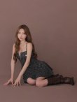 グレー　モデル：るり　身長：164cm　着用サイズ：Sサイズ