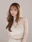 ホワイト　モデル：ゆめ　身長：160cm　着用サイズ：Sサイズ