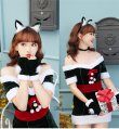 画像5: 【即日発送】【クリスマスコスプレ7点セット】【Malymoon/マリームーン】キャットサンタコスプレ【フリーサイズ/1カラー】[YMT] (5)