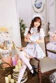画像5: 【即日発送】千鳥柄クラシカルレディメイド【マリームーン】【ハロウィンコスプレ8点セット】【フリーサイズ/2カラー】[YMT] (5)