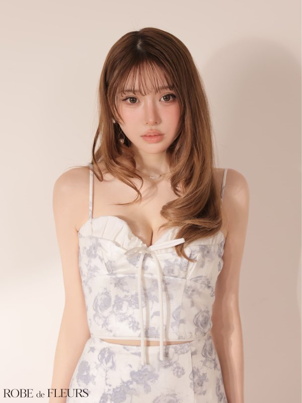 ブルー モデル：ゆりお　身長：165cm　着用サイズ：Sサイズ