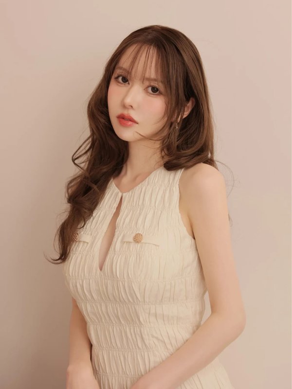 アイボリー　モデル：ゆめ　身長：161cm　着用サイズ：Sサイズ