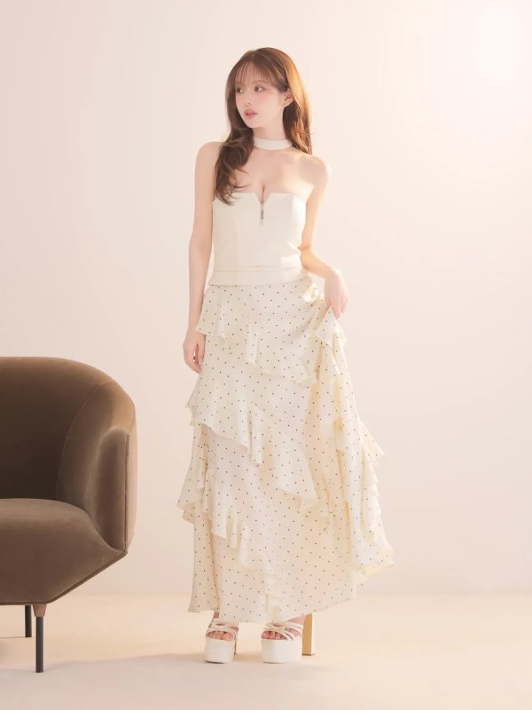 アイボリー モデル：ゆめ　身長：160cm　着用サイズ：Sサイズ