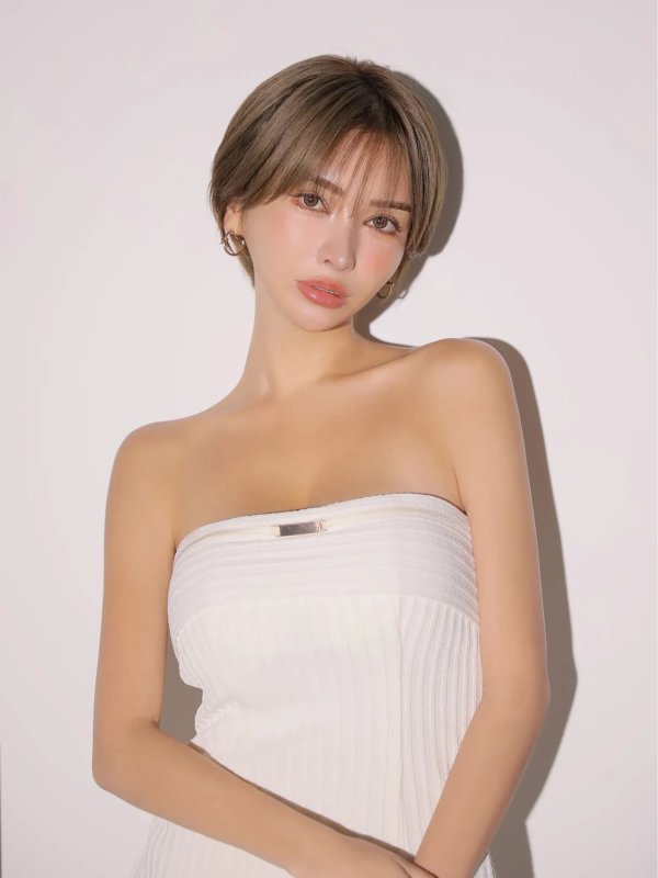 アイボリー　モデル：みゆ　身長：164cm　着用サイズ：Sサイズ
