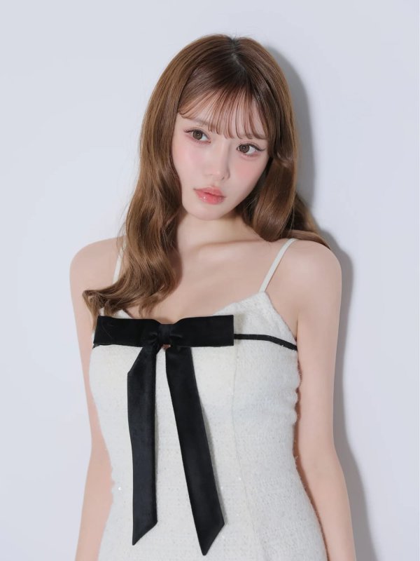 アイボリー　モデル：いおり　身長：161cm　着用サイズ：Sサイズ