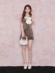ブラウン　モデル：まりん　身長：164cm　着用サイズ：Sサイズ