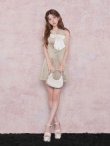 ベージュ　モデル：まりん　身長：164cm　着用サイズ：Sサイズ