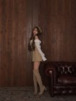 ベージュ　モデル：れみれみ　身長：163cm　着用サイズ：Sサイズ