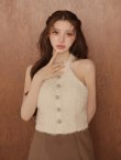 アイボリーxブラウン　モデル：ももか　身長：156cm　着用サイズ：Sサイズ