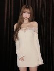 アイボリー　モデル：るりぴ　身長165cm　着用サイズ：Sサイズ