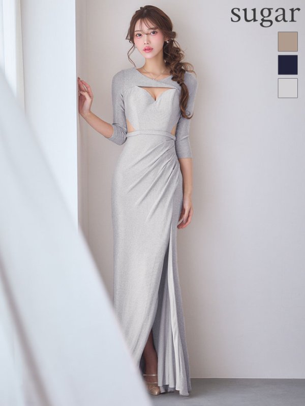 シルバー　モデル：るりぴ　身長：165cm　着用サイズ：Sサイズ