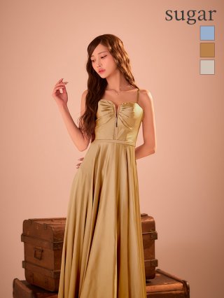 ロングドレス ゴールド - sugar（シュガー）