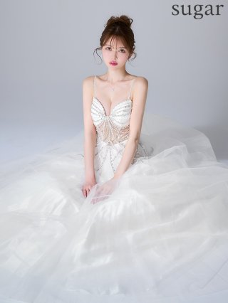 ロングドレス：ホワイト(白)｜キャバドレス・ミニドレス通販はsugar