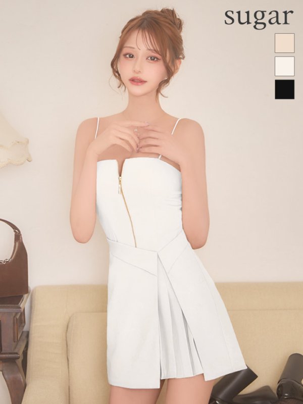 ホワイト　モデル：れみれみ 身長：163cm　着用サイズ：Sサイズ