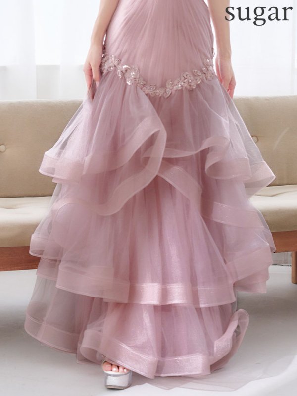 ピンクベージュ　モデル：るりぴ　身長：165cm　着用サイズ：Sサイズ