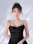 ブラック　モデル：はな　身長：159cm　着用サイズ：Sサイズ