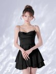 ブラック　モデル：はな　身長：159cm　着用サイズ：Sサイズ