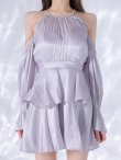 ブルーグレー　モデル：りり　身長：165cm　着用サイズ：Sサイズ