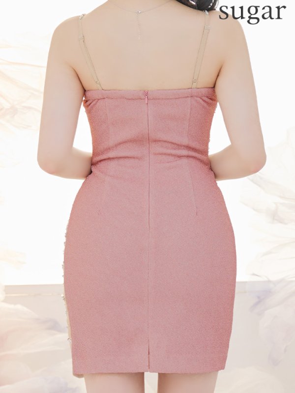 ピンク モデル:カルア 身長:156cm 着用サイズ:Sサイズ