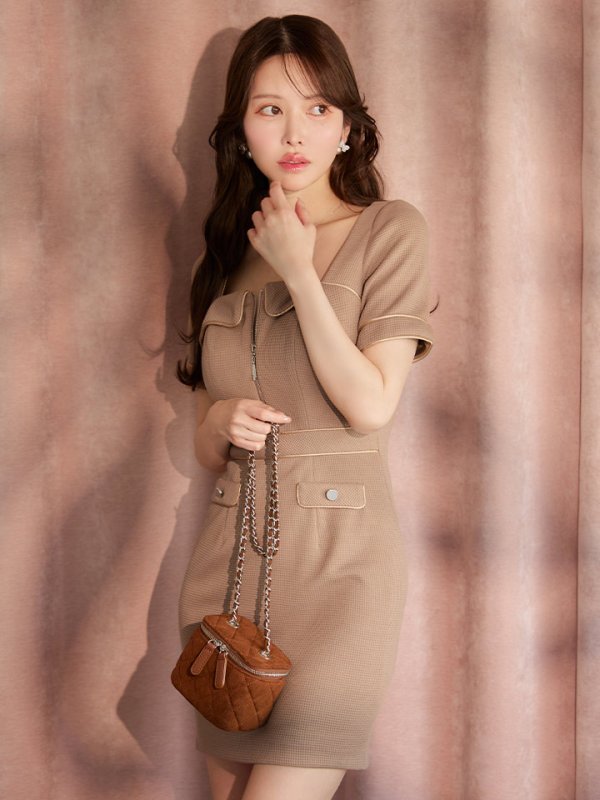 ブラウン モデル：ゆめ　身長：160cm 着用サイズ：Sサイズ