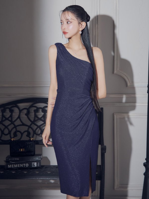 パープルネイビー モデル:まおちゃる 身長:158cm:Sサイズ