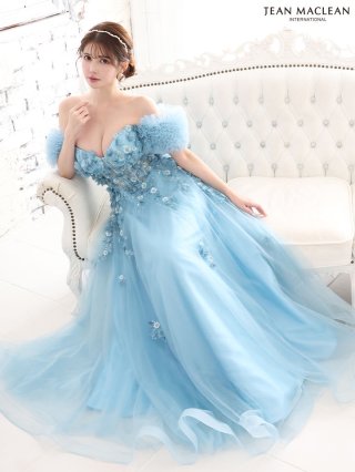 Sugar ドレス 水色 ロングドレス：ブルー(青)｜キャバドレス・ミニドレス通販はsugar