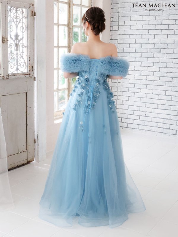 ブルー モデル:ゆめ 身長:160cm:Mサイズ