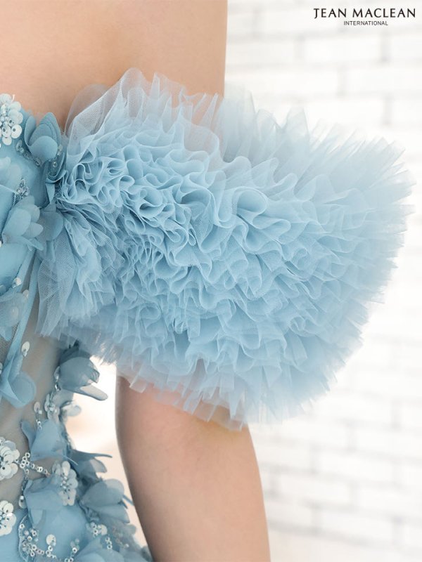 ブルー モデル:ゆめ 身長:160cm:Mサイズ