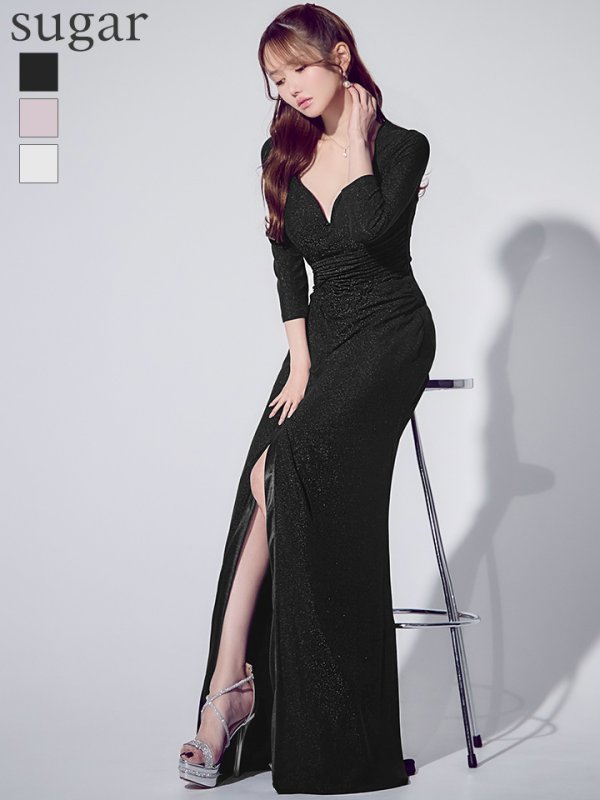 ブラック モデル：ゆめ　身長：160cm　着用サイズ：Mサイズ