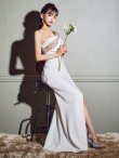ホワイト　モデル：まおちゃる　身長：158cm　着用サイズ：Mサイズ