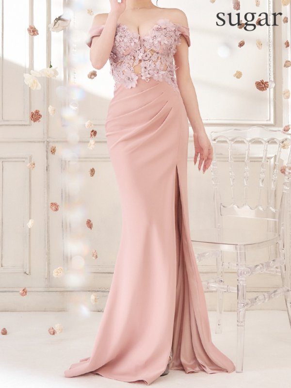 ピンク モデル：カルア　身長：156cm　着用サイズ：Sサイズ