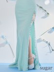 ブルー モデル：真優川咲　身長：158cm　着用サイズ：Sサイズ
