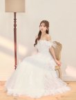 ホワイト　モデル：るりぴ　身長：165cm　着用サイズ：Sサイズ