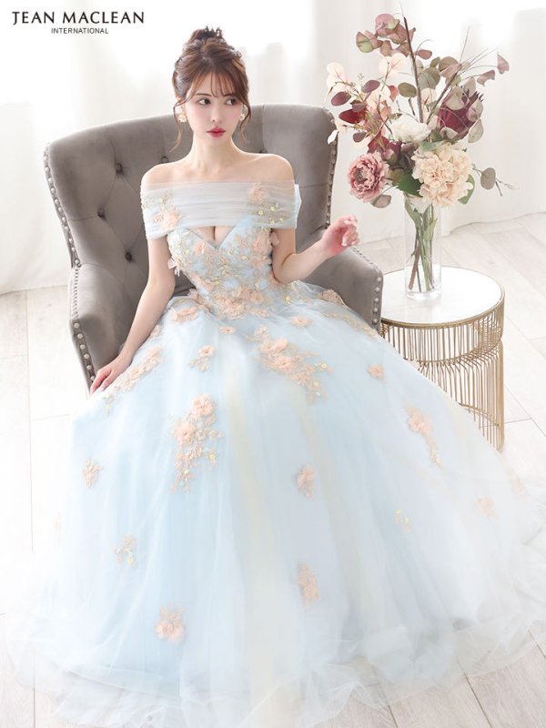 ブルー モデル：ゆめ　身長：160cm　着用サイズ：Mサイズ