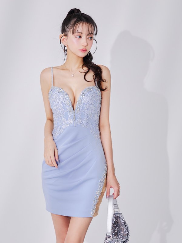 トランキルブルー モデル：まおちゃる　身長：158cm　着用サイズ：Sサイズ