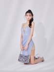 トランキルブルー モデル：まおちゃる　身長：158cm　着用サイズ：Sサイズ