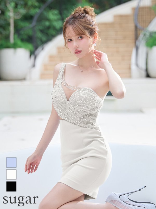 ホワイト　モデル：ゆめ　身長：160cm　着用サイズ：Sサイズ