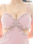 シェルピンク モデル：まおちゃる　身長：158cm　着用サイズ：Sサイズ