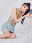 シルバーブルー モデル：まおちゃる　身長：158cm　着用サイズ：S