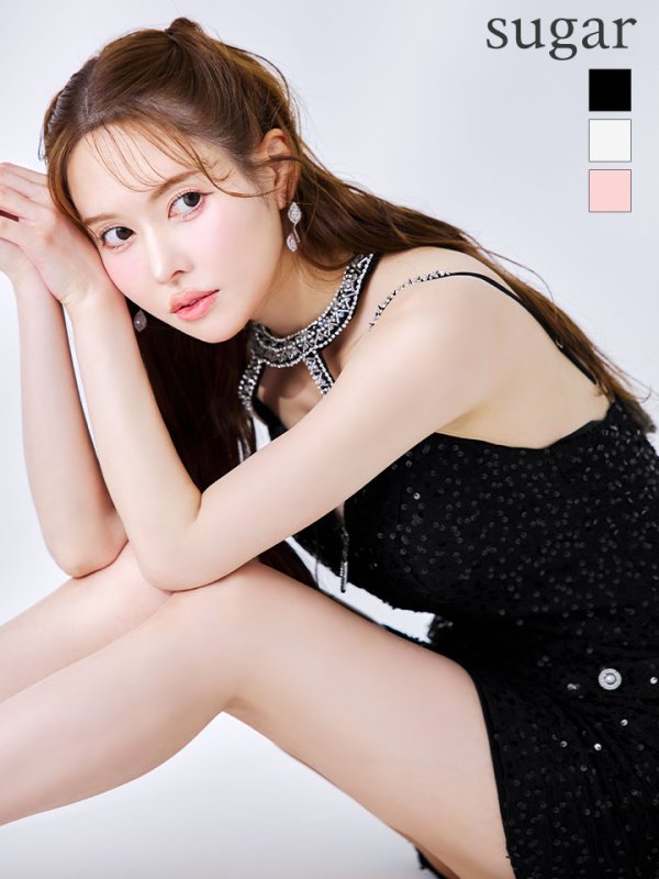 ブラック モデル：ゆめ　身長：160cm　着用サイズ：Sサイズ
