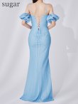 スカイブルー モデル：まおちゃる　身長：158cm　着用サイズ：Sサイズ