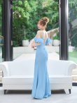 スカイブルー　モデル：ゆめ　身長：160cm　着用サイズ：Mサイズ
