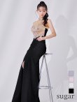 画像1: 【IRMA/イルマ】ビジュー/ シースルー/ ホルターネック/ ラメニット/ ストレッチ/ ロングドレス/ キャバドレス long[OF2A] (1)